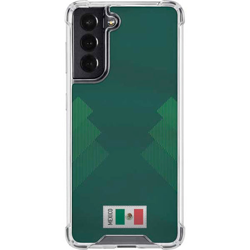 Mexico Soccer Flag Galaxy S22 Clear Case